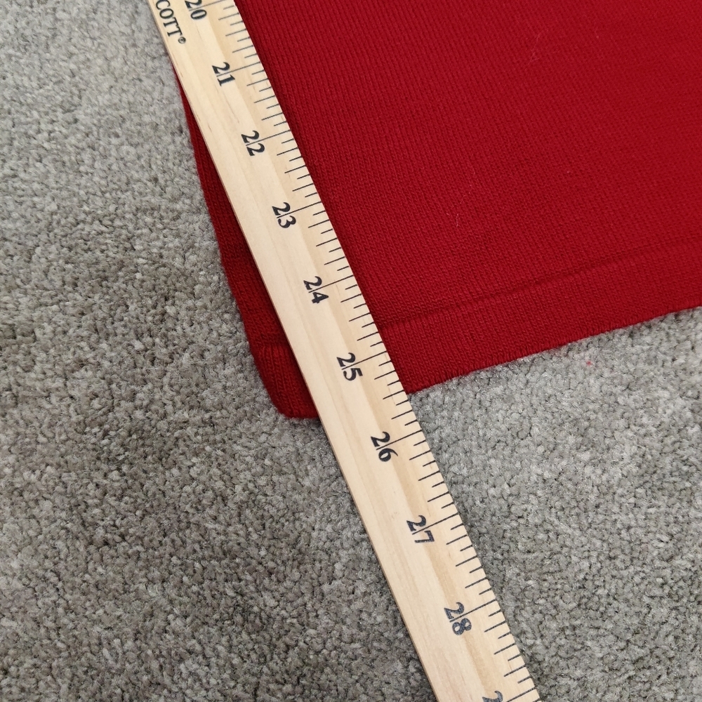 Women's Knit Tank Top & Palazzo Pants in Red Size 6 Bohemian Comfy Cozy Pull-on - Picture 11 of 12
